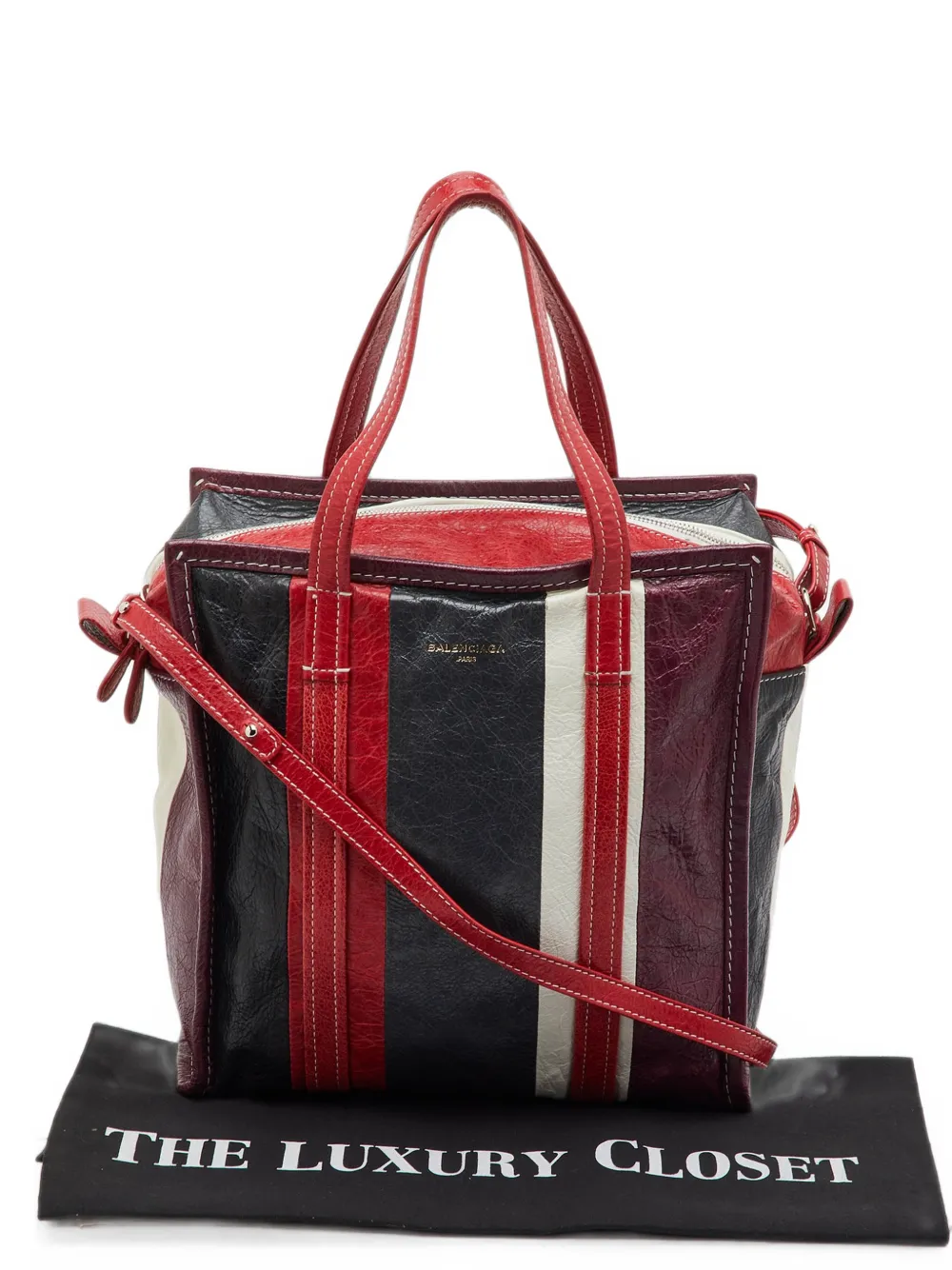 Balenciaga Pre-Owned 2004 Bazar striped tote bag - Schwarz