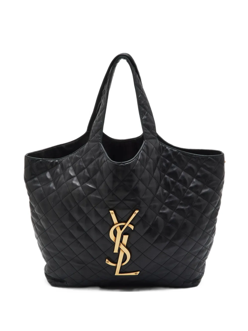 Saint Laurent Pre-Owned Icare quilted tote bag - Schwarz