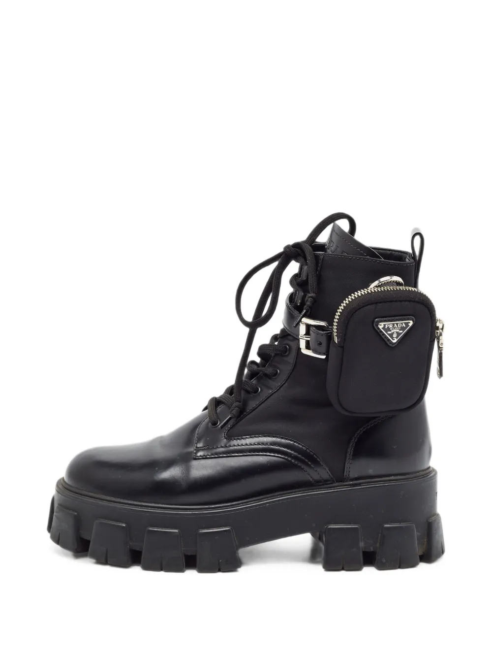 Prada Pre-Owned Monolith Stiefel - Schwarz