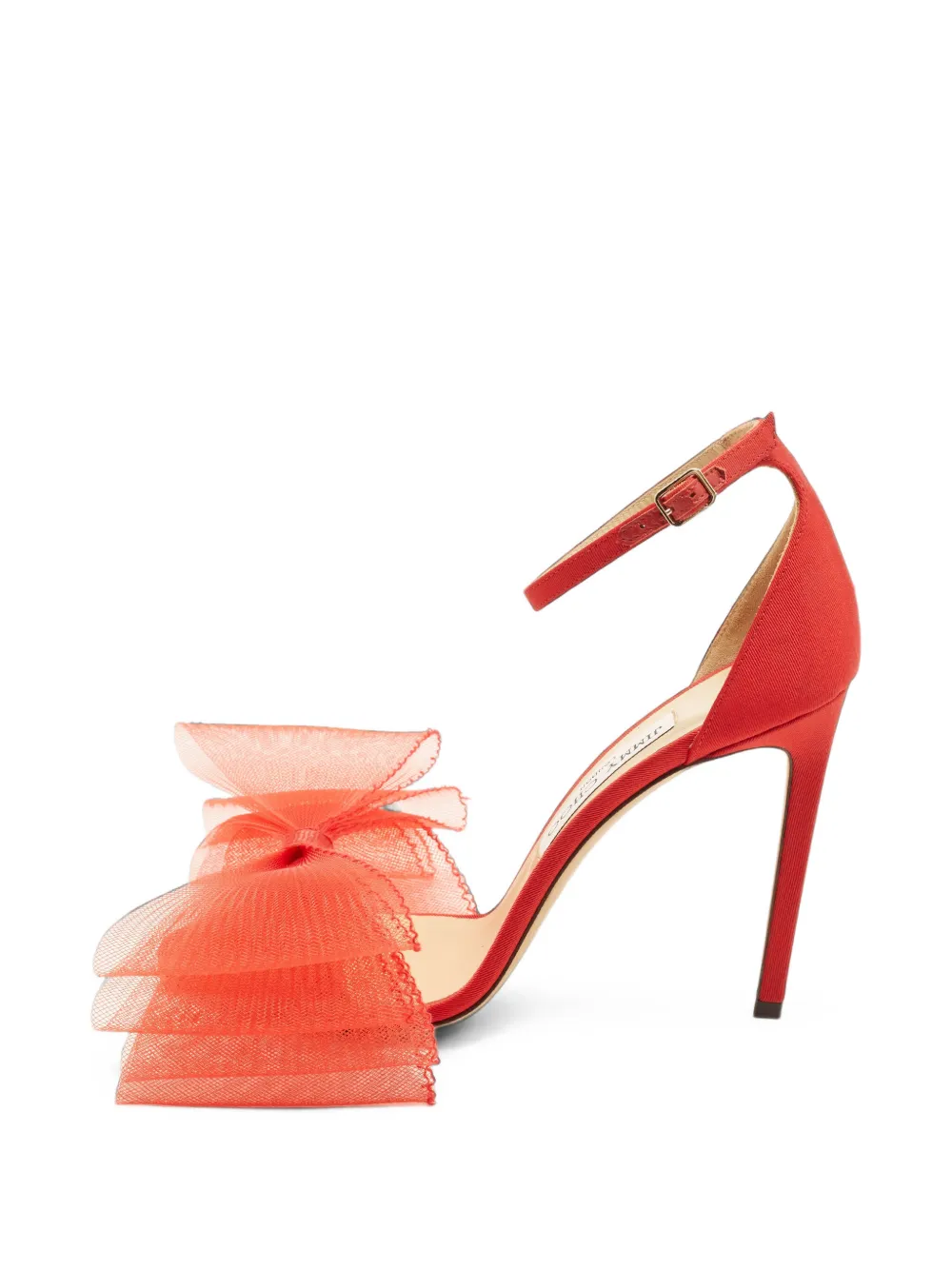 Jimmy Choo Pre-Owned Aveline new bow sandals - Rot