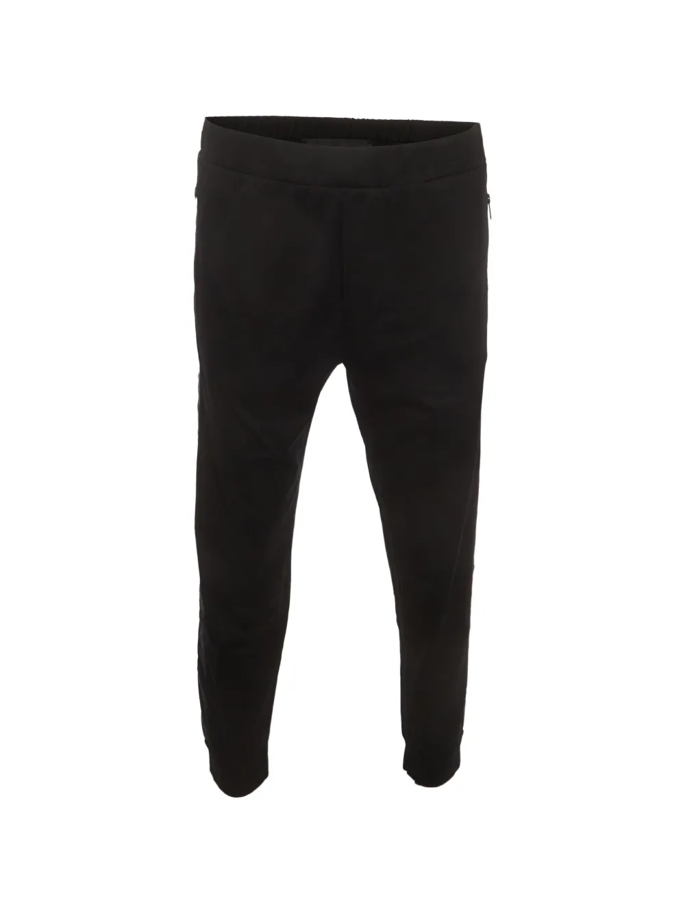 Prada Pre-Owned 2021 logo-plaque side-stripe track pants - Nero