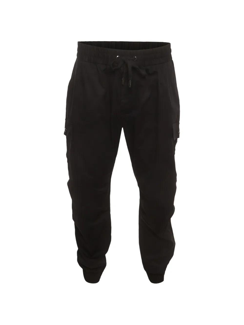 Dolce & Gabbana Pre-Owned pantalon cargo à plaque logo - Noir Dolce & Gabbana Pre-Owned pantalon cargo à plaque logo - Noir