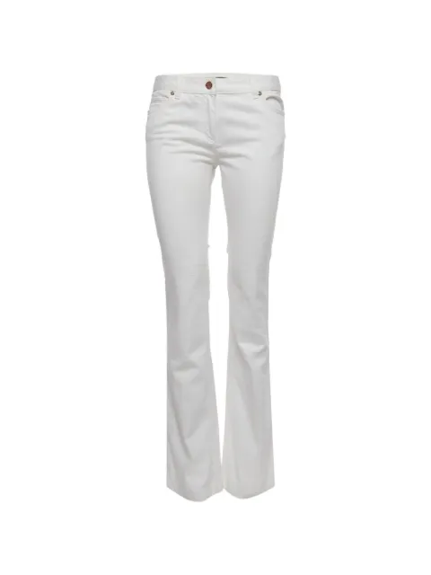 Roberto Cavalli Vintage logo-plaque straight-leg jeans