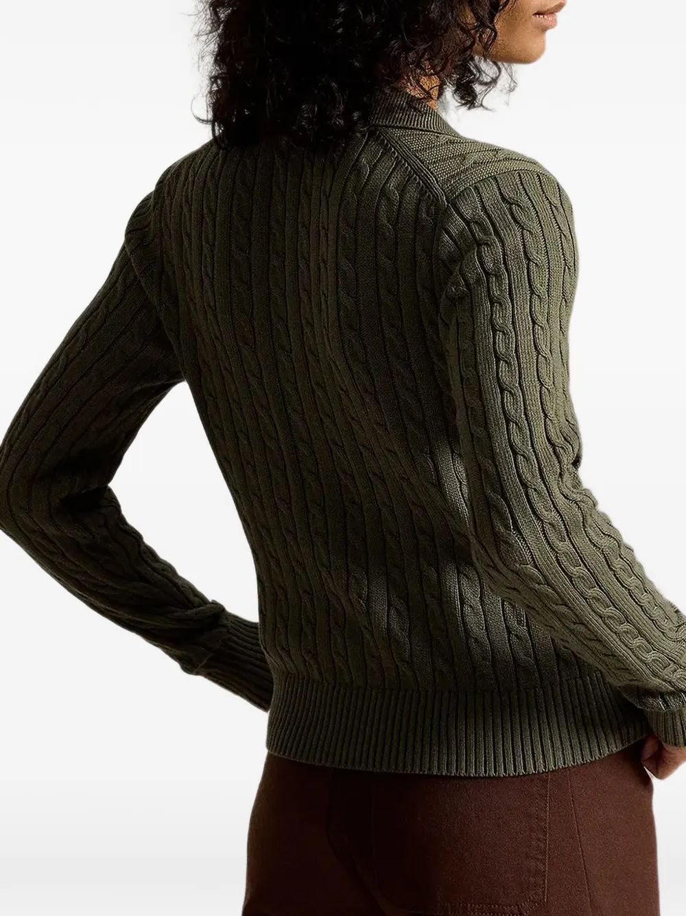 Polo Ralph Lauren Kabelgebreid vest Groen