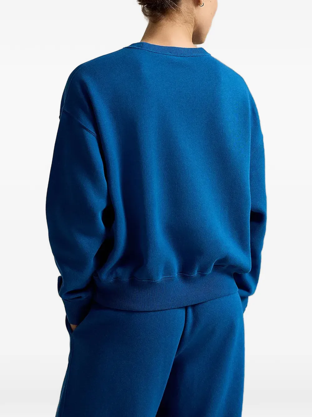 Polo Ralph Lauren Fleece sweater met ronde hals Blauw