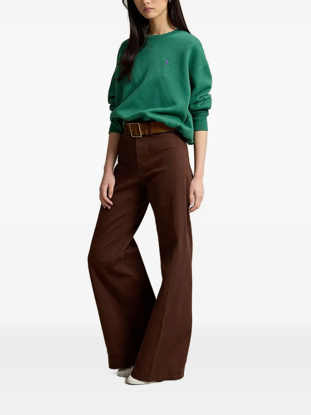 Polo Ralph Lauren Sweater met geborduurd logo Groen