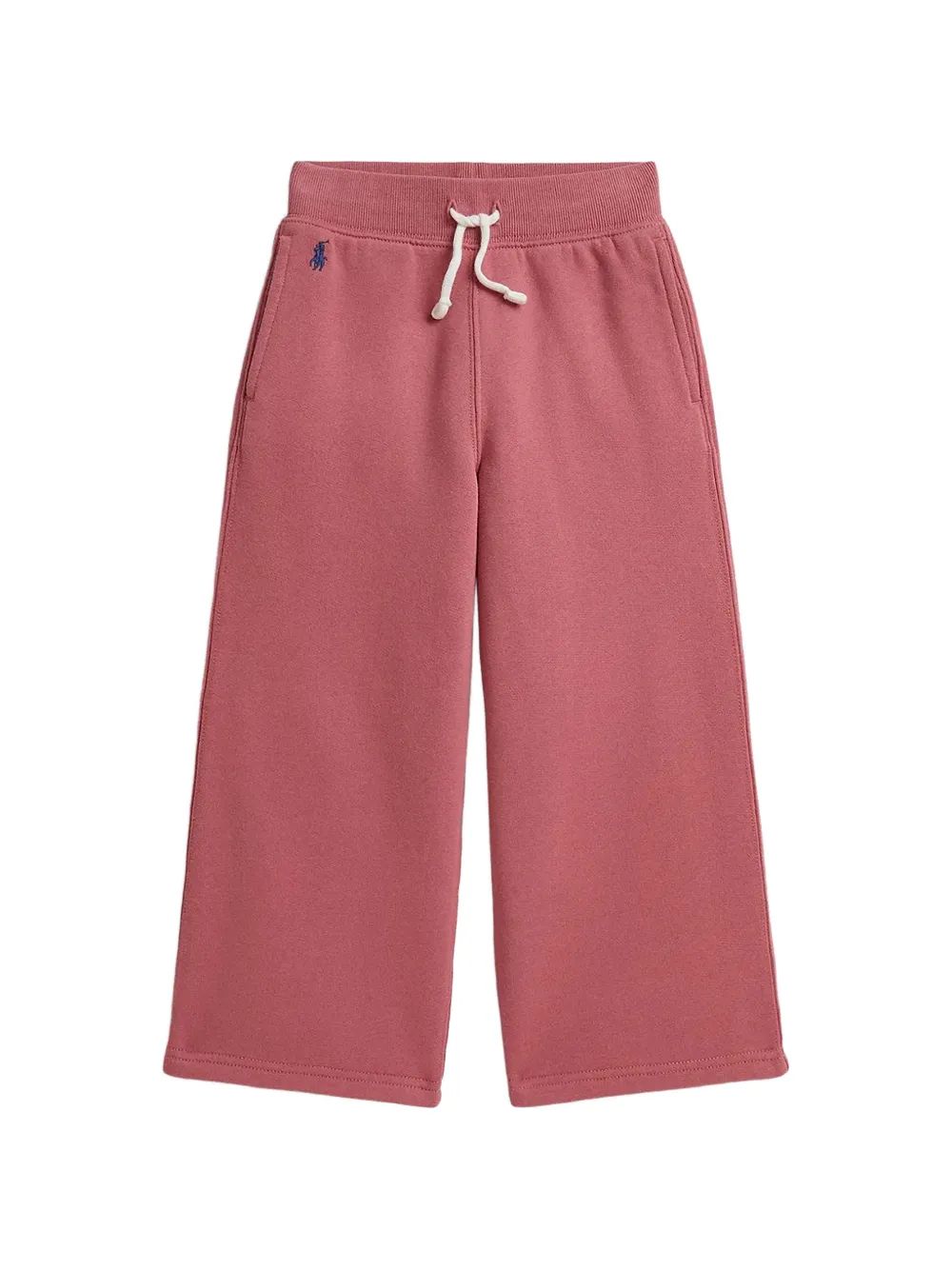 POLO RALPH LAUREN KIDS fleece wide-leg sweatpant - Rosa