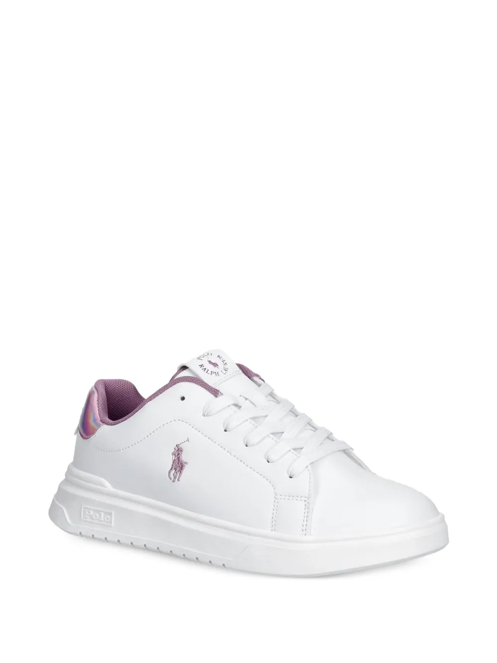 POLO RALPH LAUREN KIDS Sneakers mit Logo - Weiß