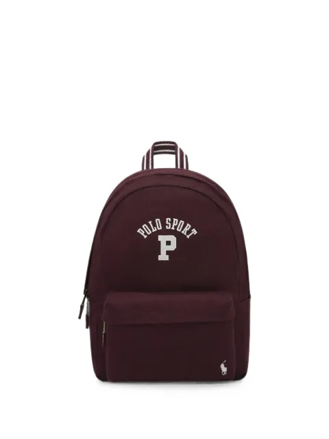 POLO RALPH LAUREN KIDS Polo Sport cotton canvas large backpack