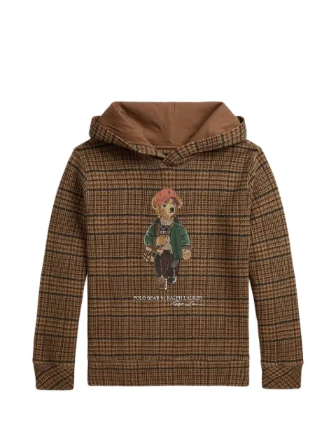 POLO RALPH LAUREN KIDS hoodie à imprimé Polo Bear