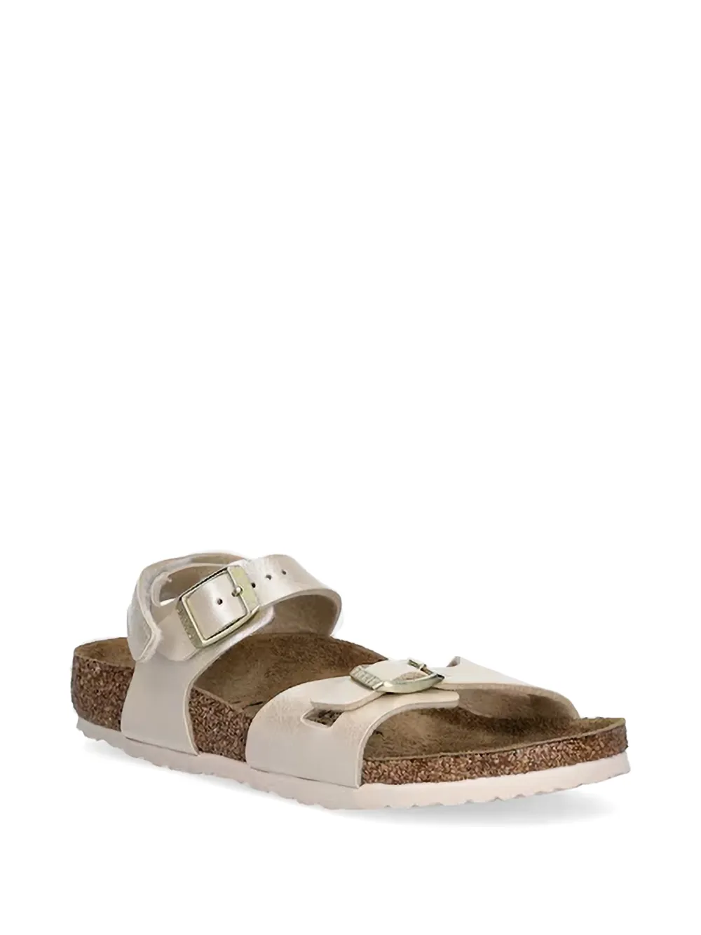 Birkenstock Kids Rio buckle-fastening sandals - Toni neutri