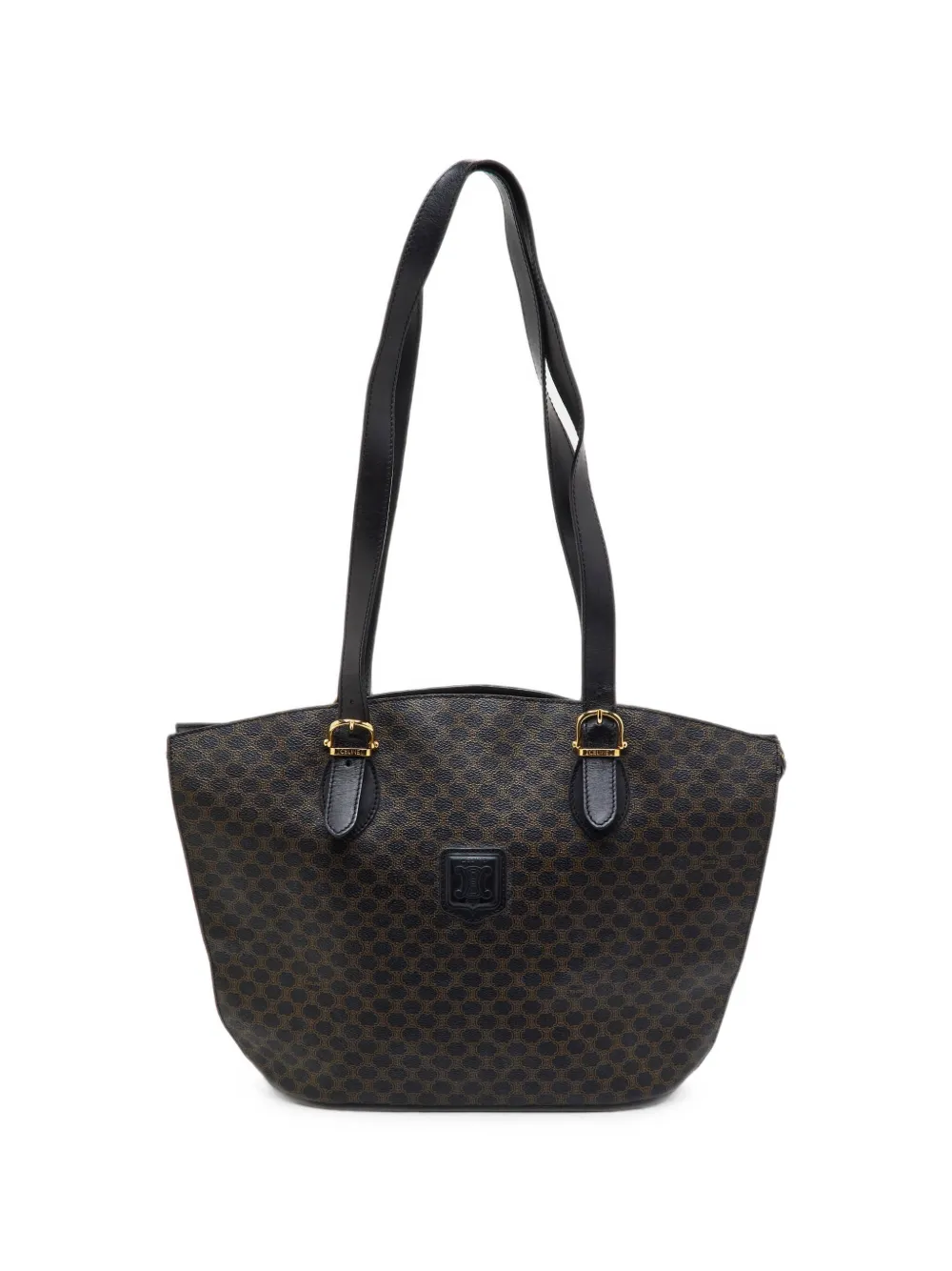 Celine Pre-Owned Macadam shoulder bag - Nero