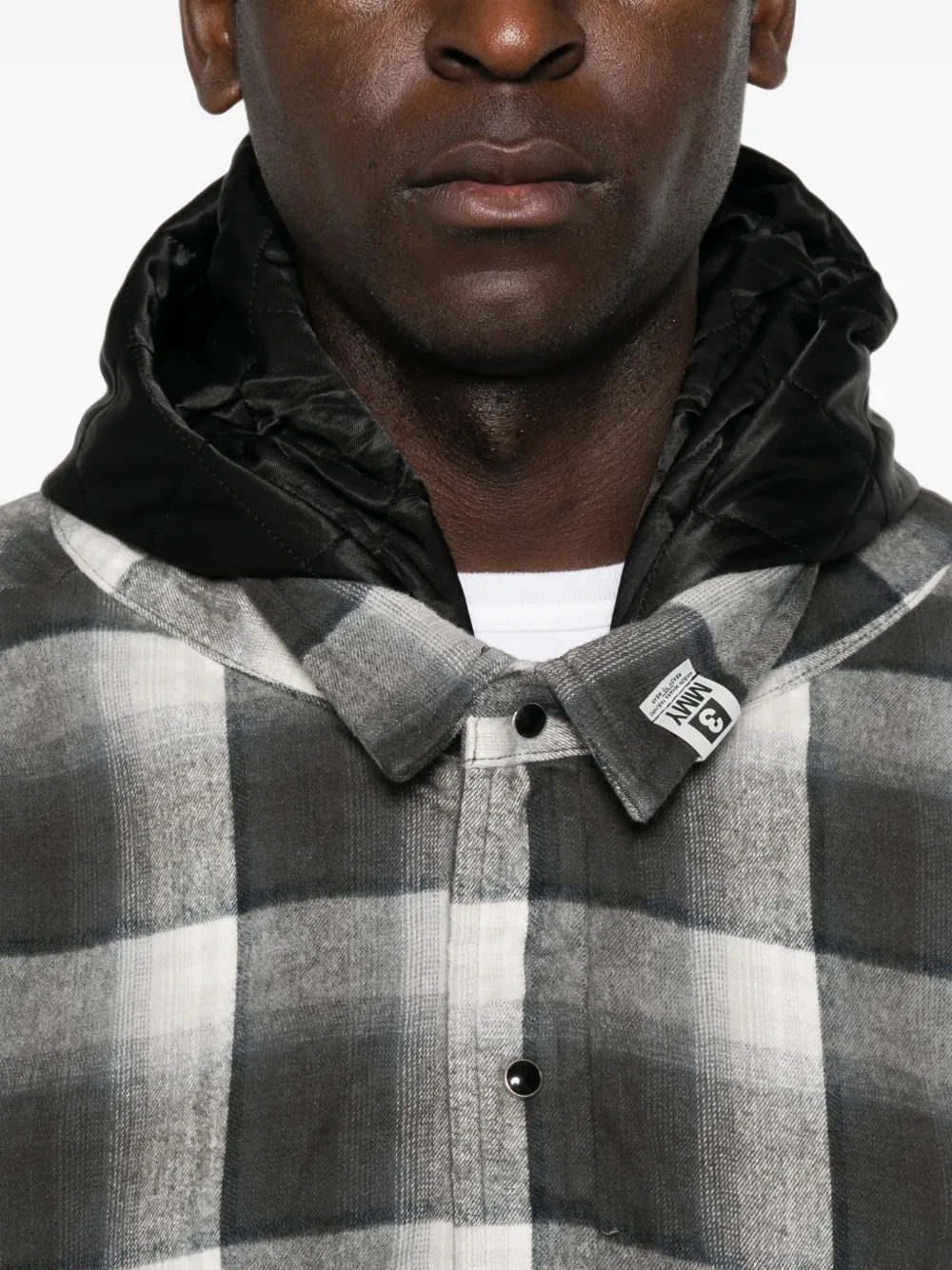 Maison MIHARA YASUHIRO Geruit jack Zwart