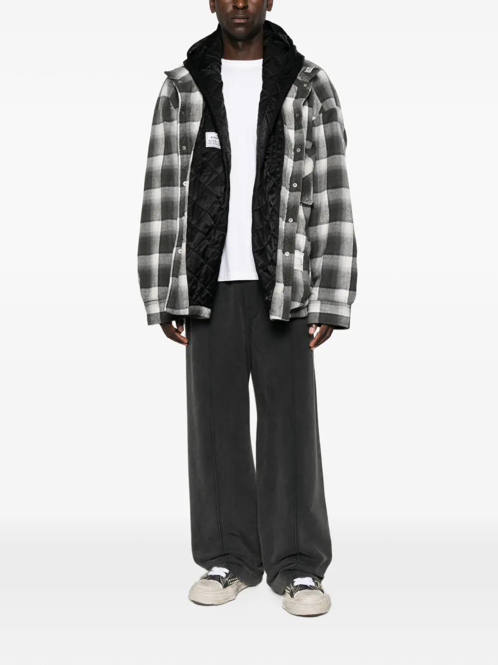 Maison MIHARA YASUHIRO Geruit jack Zwart