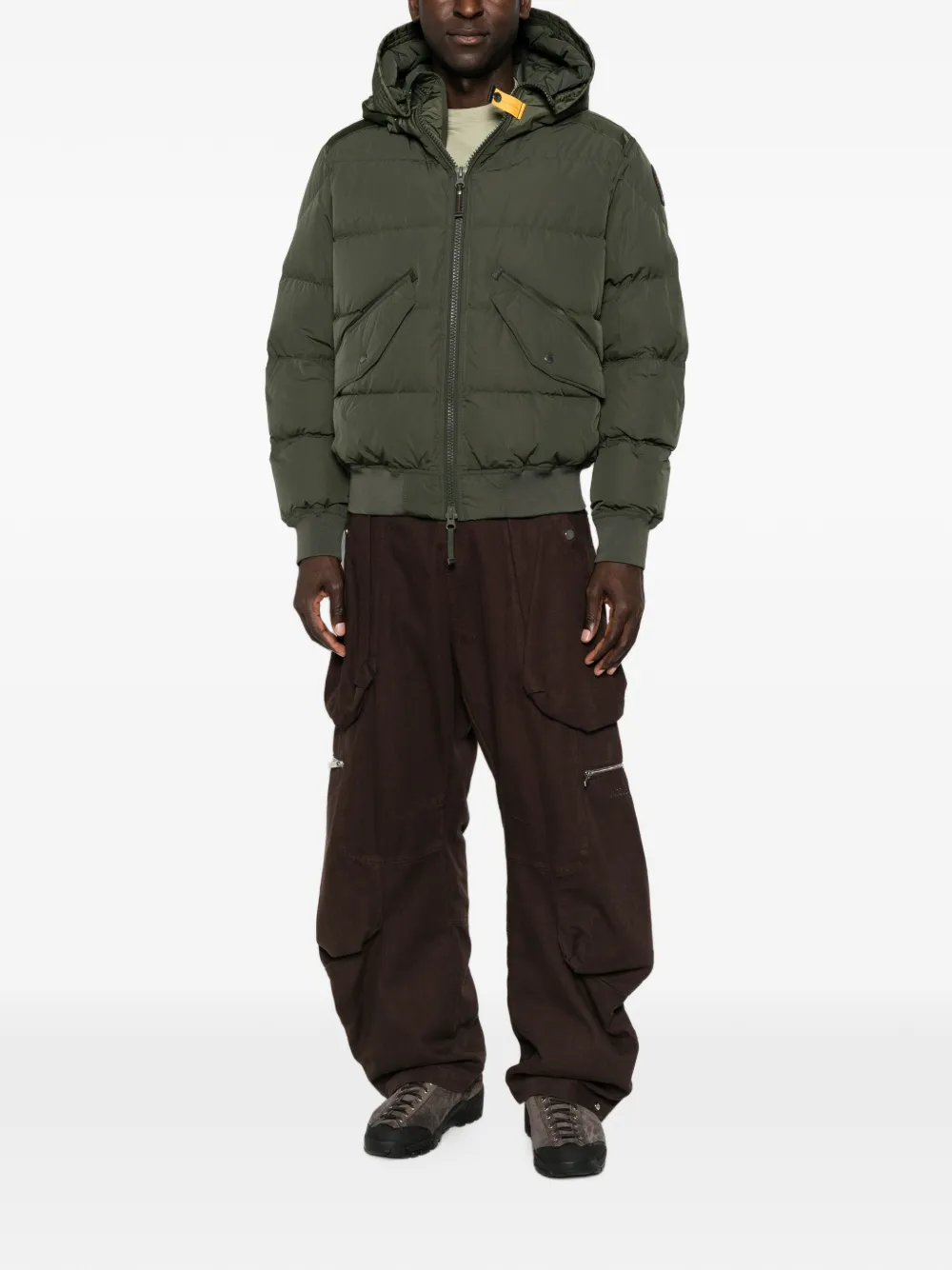 Parajumpers Gevoerd jack met capuchon Groen