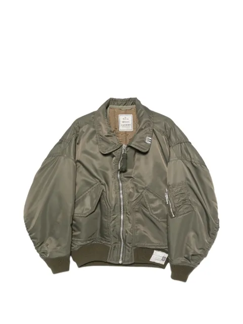 Maison MIHARA YASUHIRO chaqueta bómber oversize con cremallera