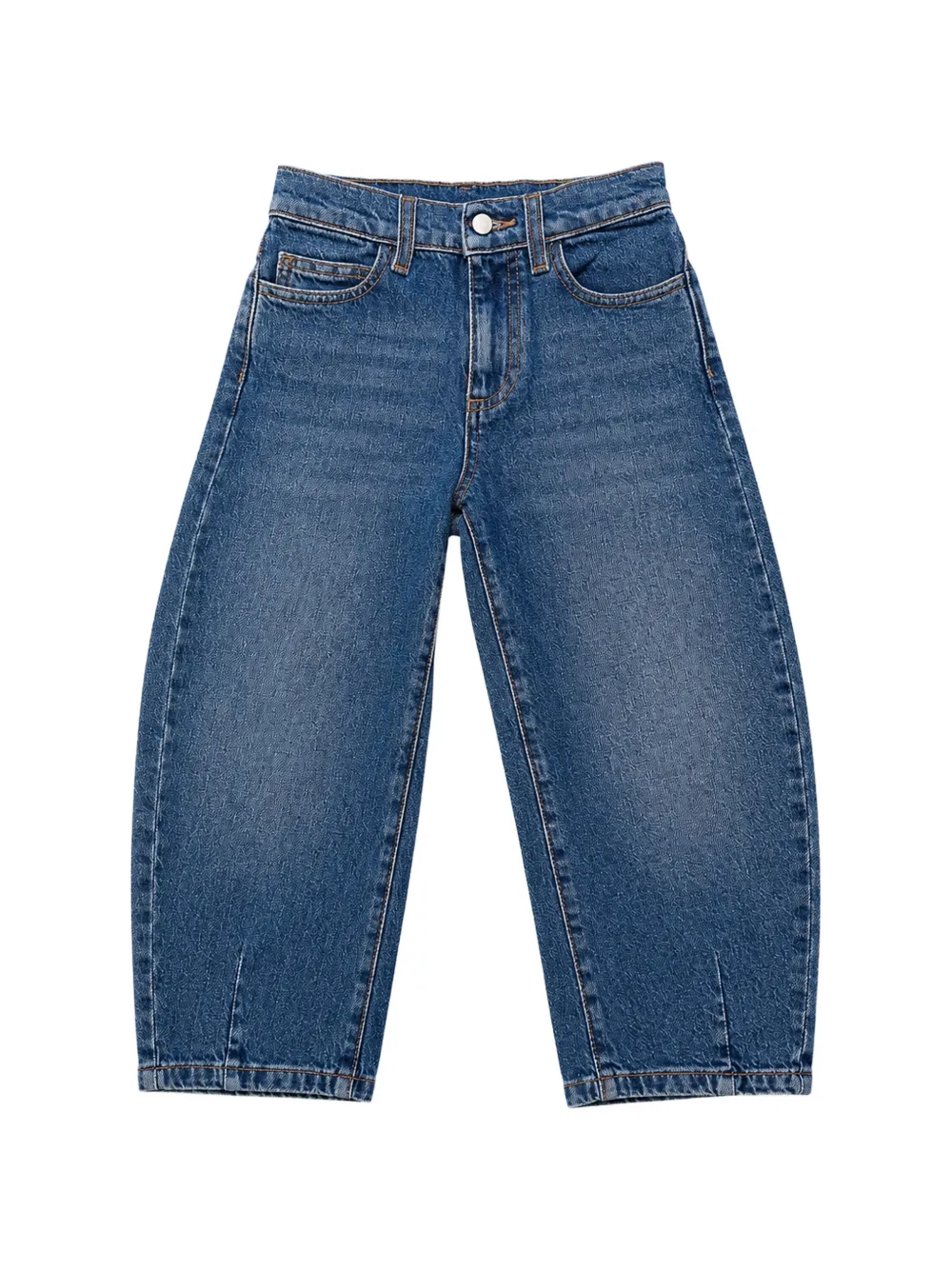 Palm Angels Kids Jeans mit Logo-Stickerei - Blau