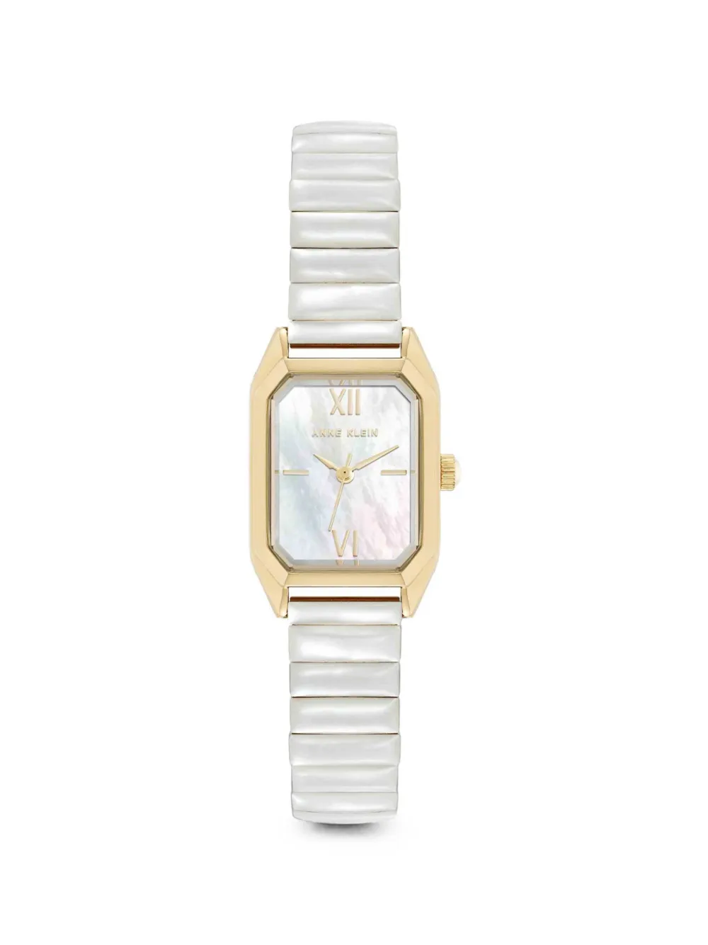 Anne Klein 20.5mm Mother-of-peearl Watch In Weiss