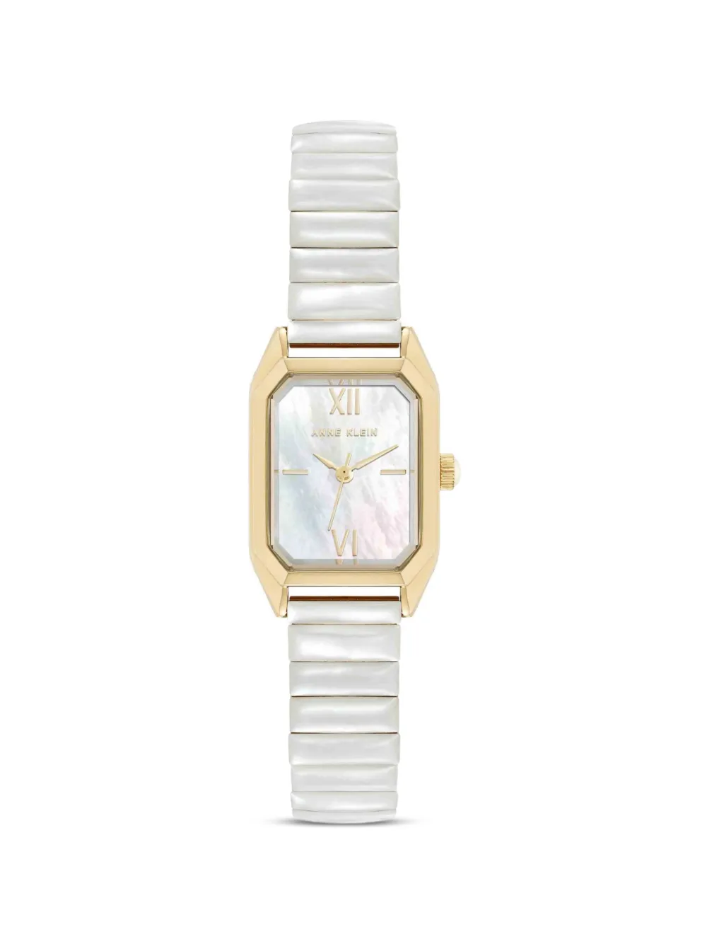 ANNE KLEIN 20.5mm mother-of-peearl watch - Bianco