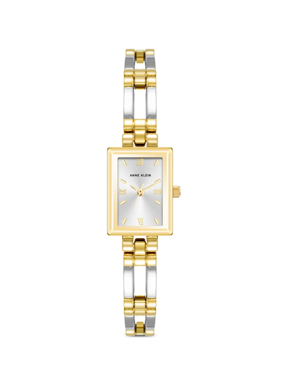 ANNE KLEIN rectangular-case 16mm watch - Argento