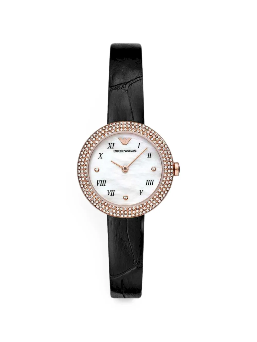 Emporio Armani Logo-detail 30mm Watch In White
