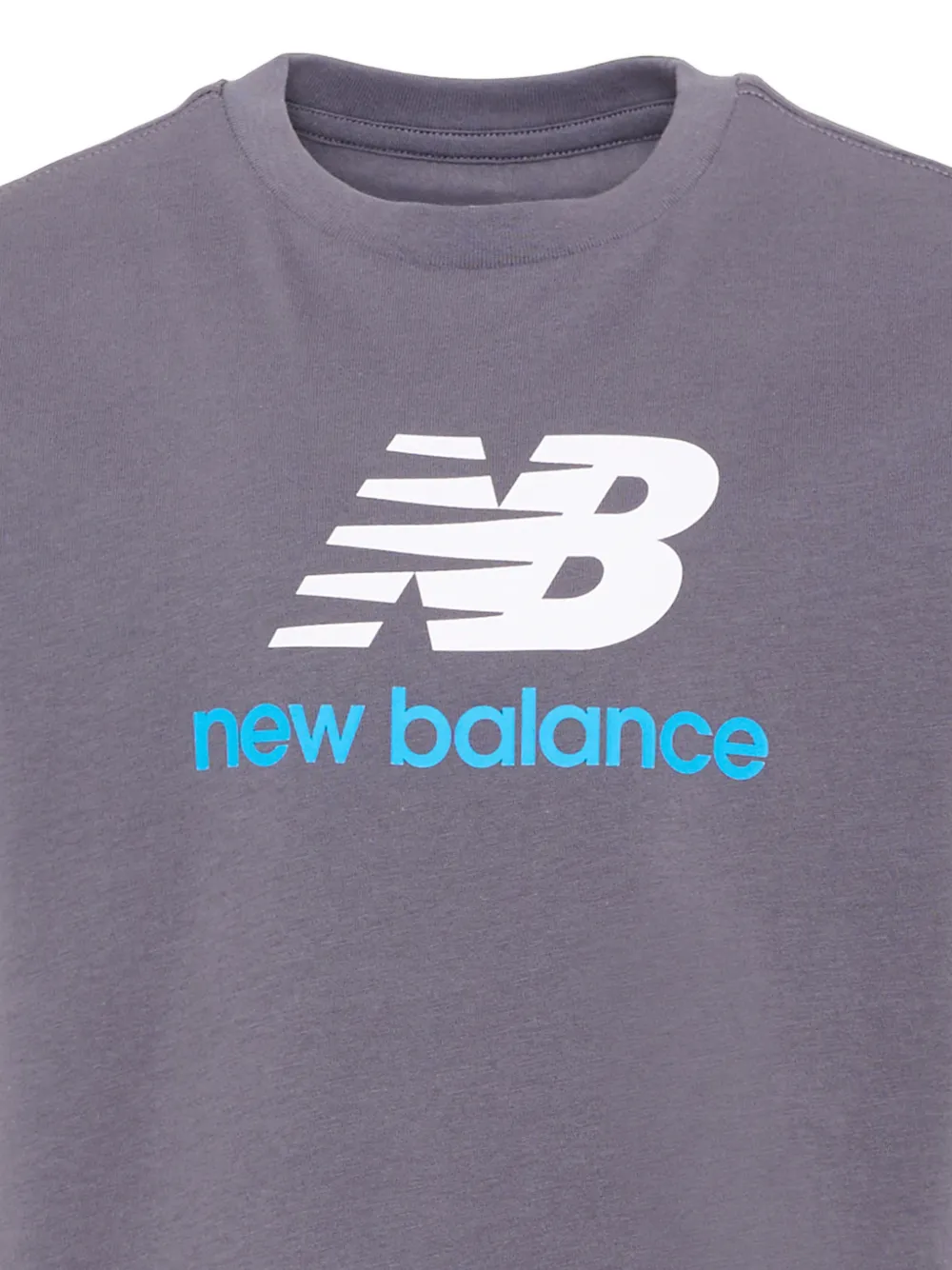 New Balance Kids T-shirt met logoprint Grijs