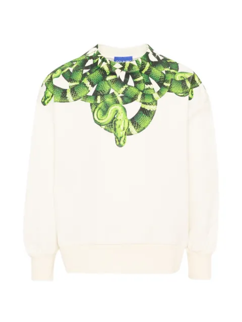 COUNTY OF MILAN snake-print crew-neck sweater