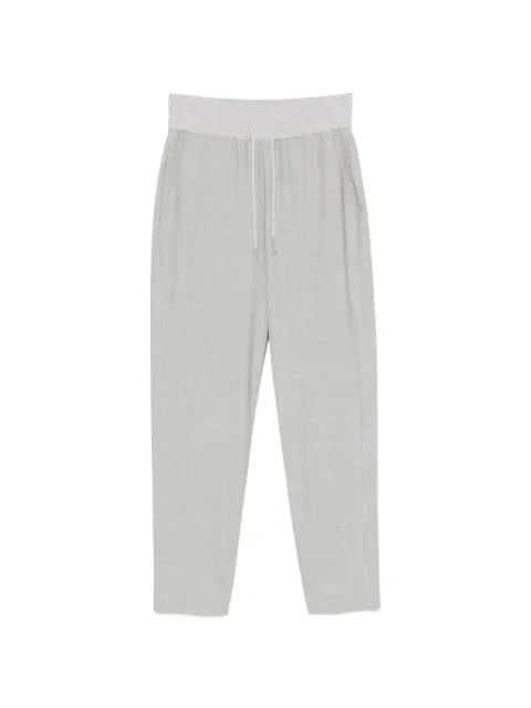 PANICALE drawstring straight-leg trousers