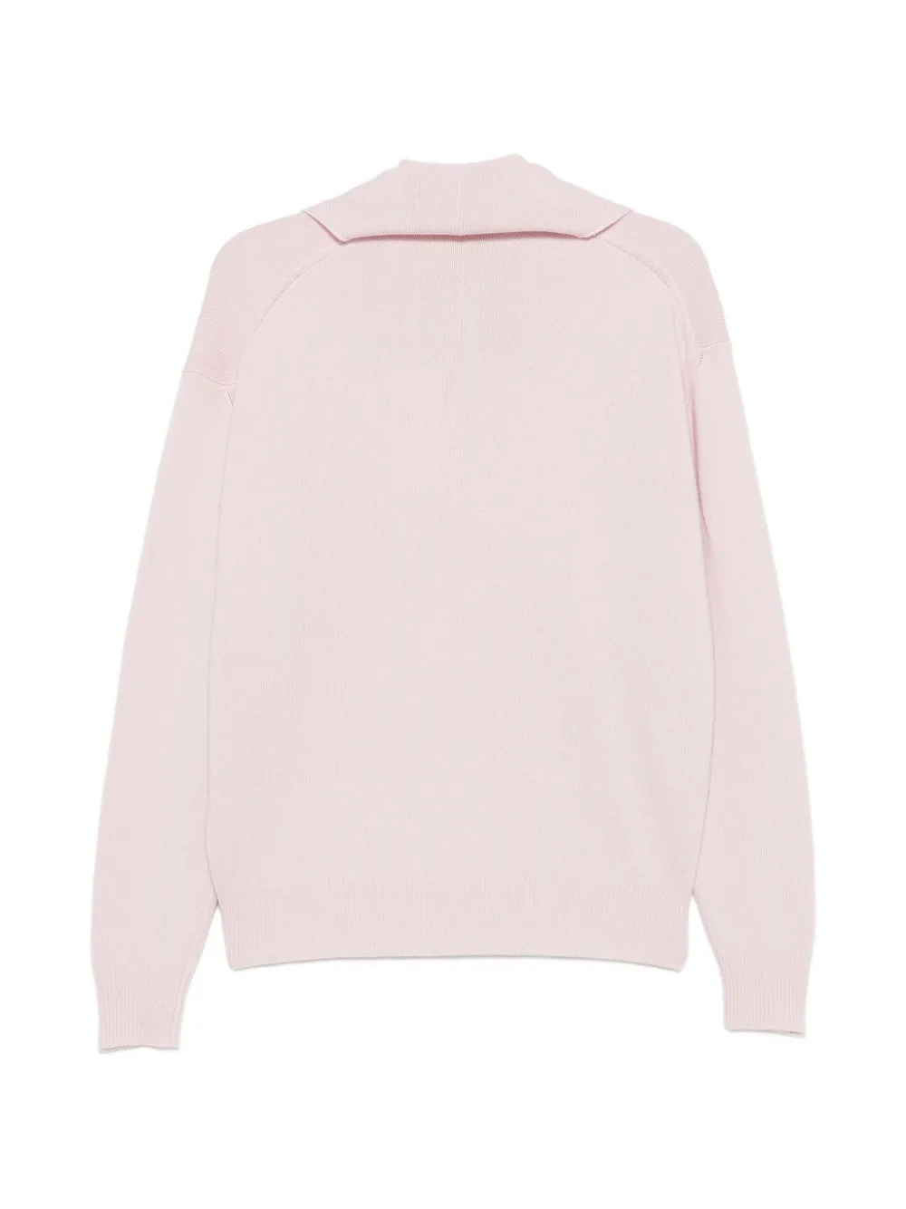 Plan C Trui met V-hals en sjaaldetail Roze