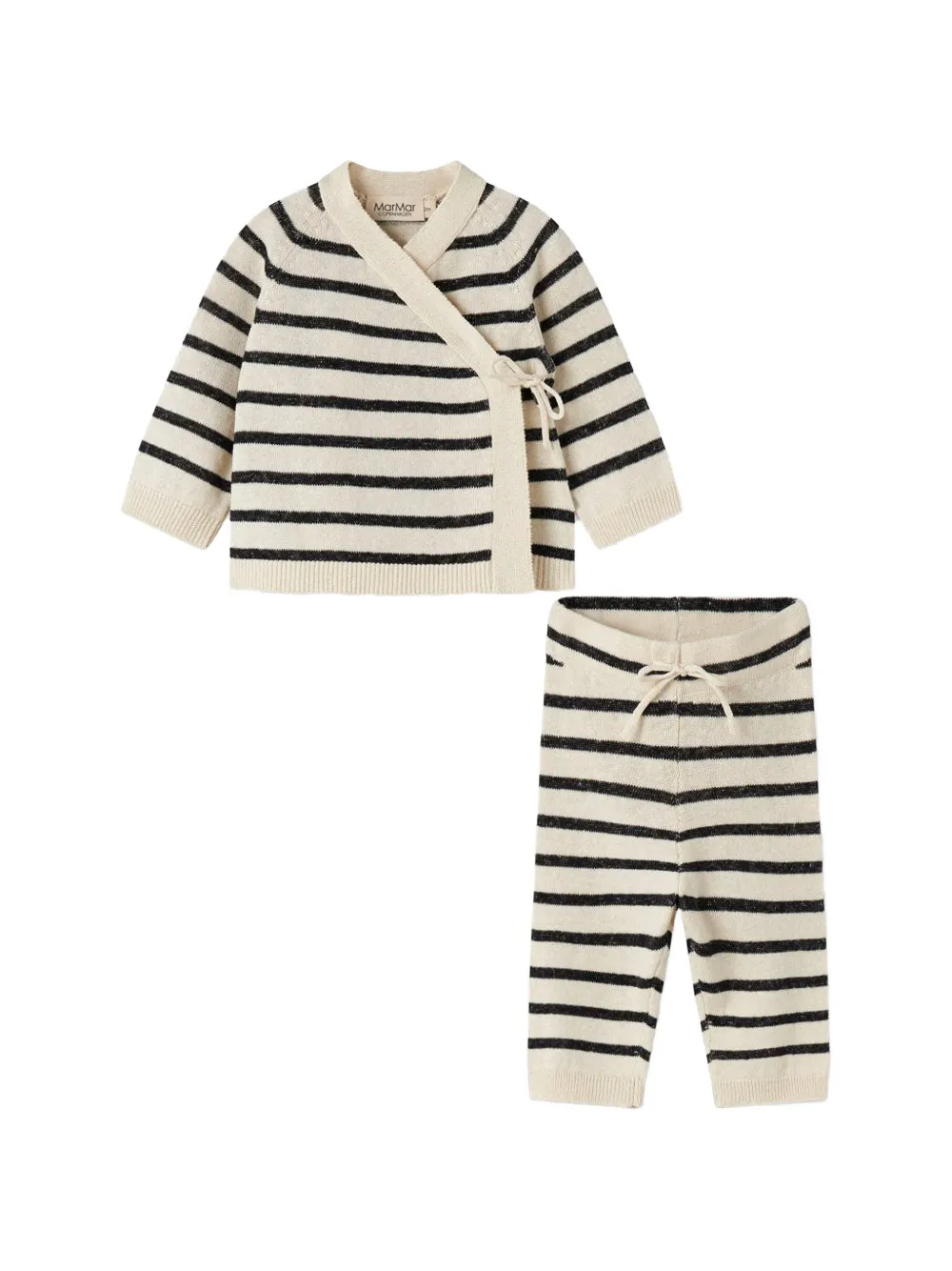 MAR MAR COPENHAGEN KIDS Tuta sportiva Tanea a righe - Bianco