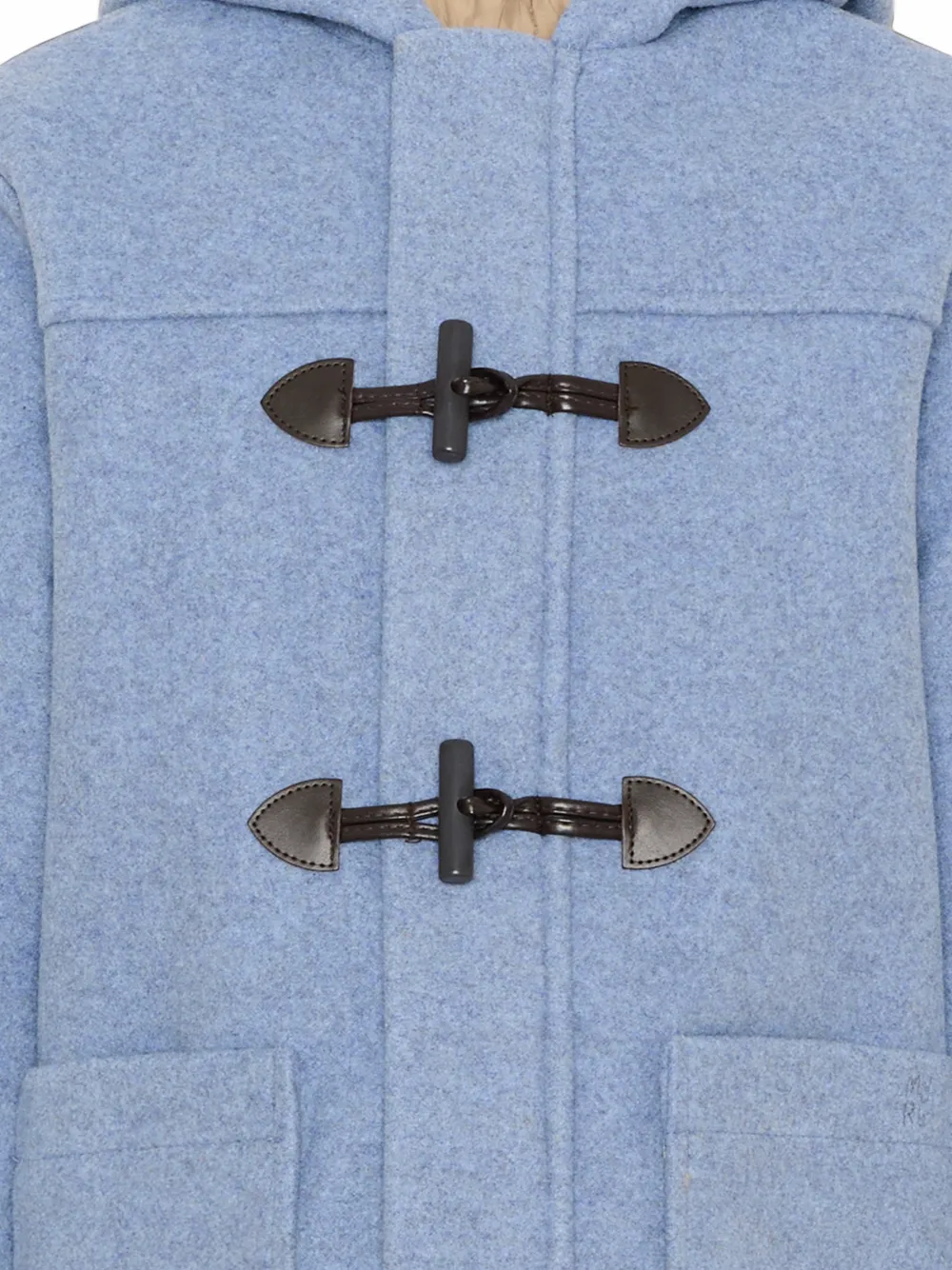 Mayoral toggle-fastening hooded coat Blauw