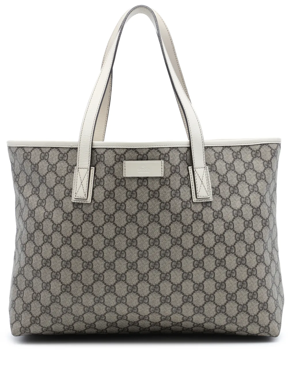 Gucci Pre-Owned 2016-2026 Medium GG Supreme tote bag - Bianco