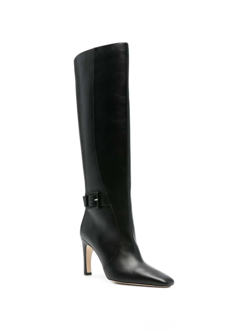 Malone Souliers Raven buckle-strap boots Zwart