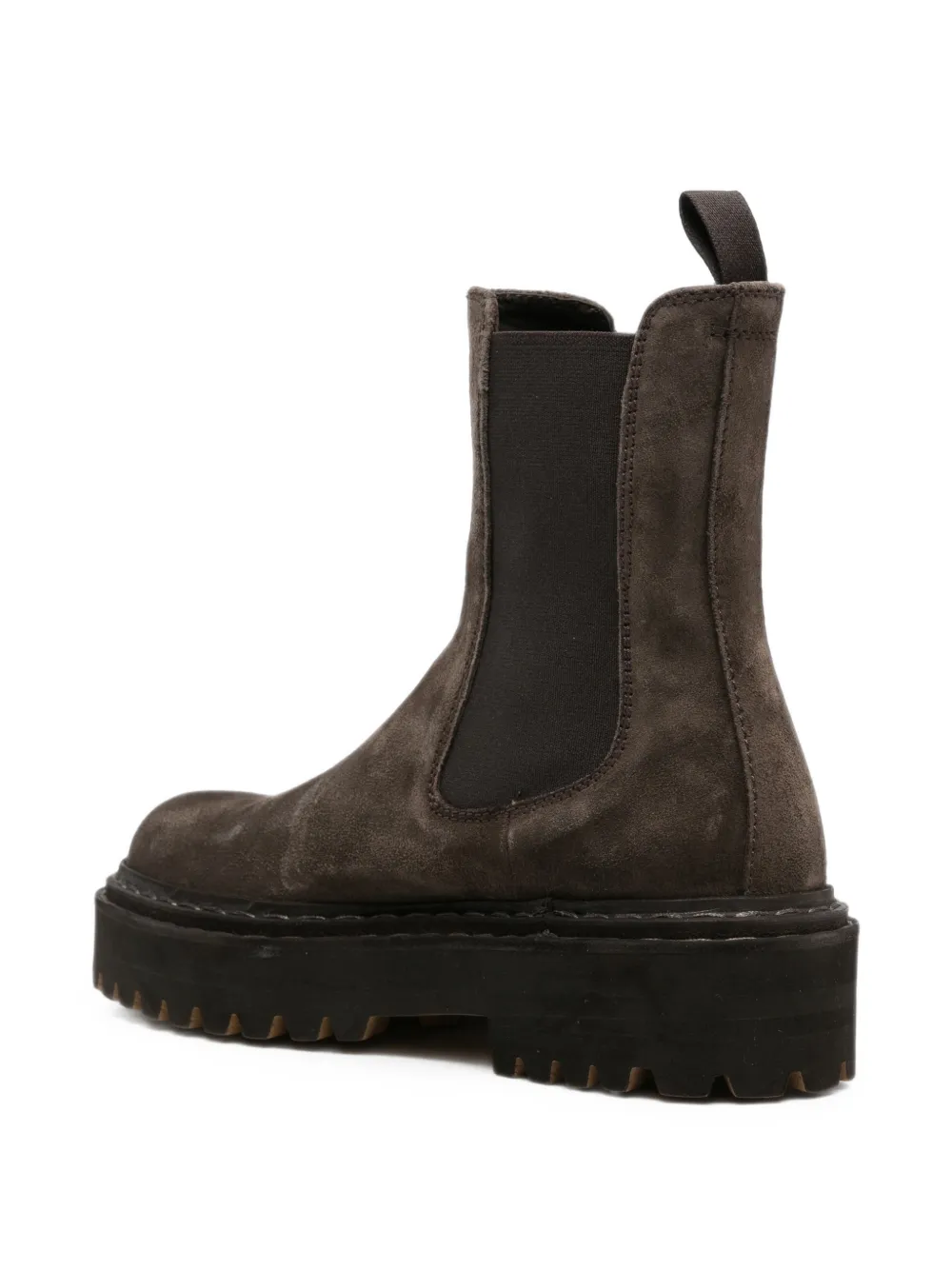 Officine Creative Blossom suede boots Bruin