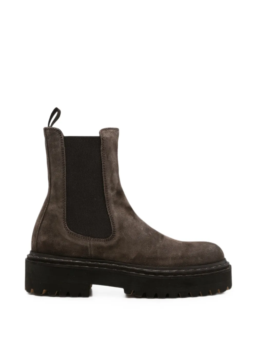 Officine Creative Blossom suede boots Bruin