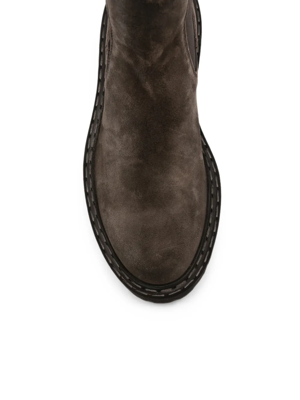 Officine Creative Blossom suede boots Bruin
