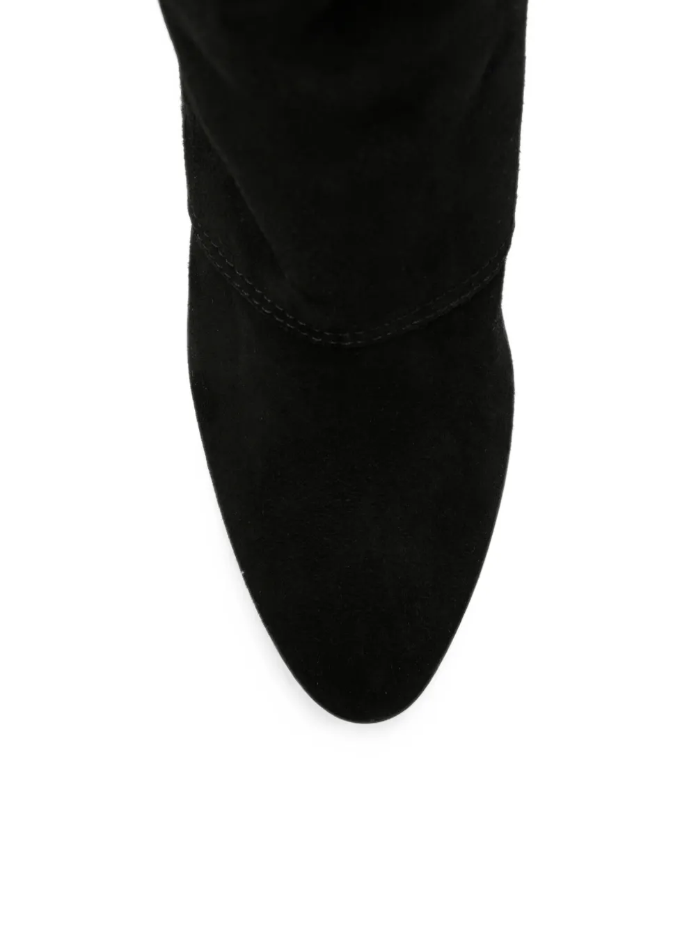Chloé Anouk ruffled-trim heeled ankle boots Zwart