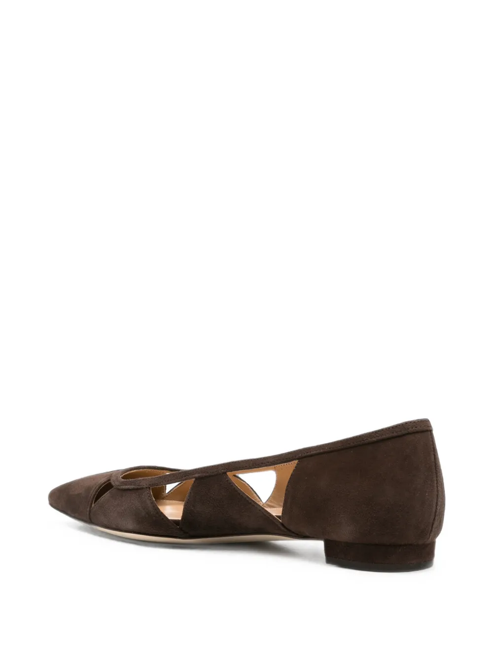 Arteana Savona cut-out suede pumps Bruin