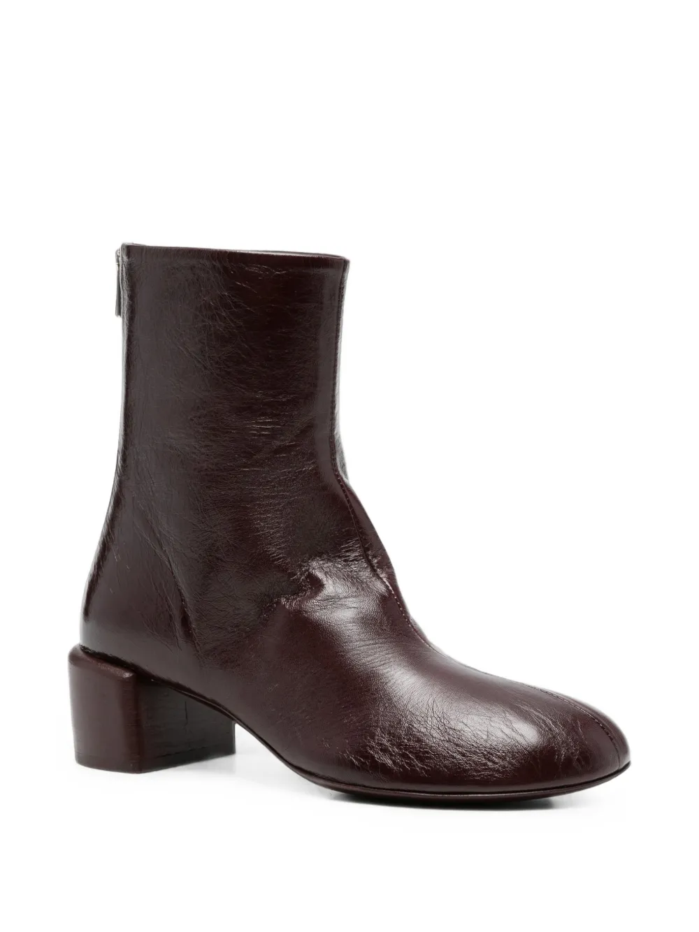 Officine Creative Flore zip-up leather boots Rood