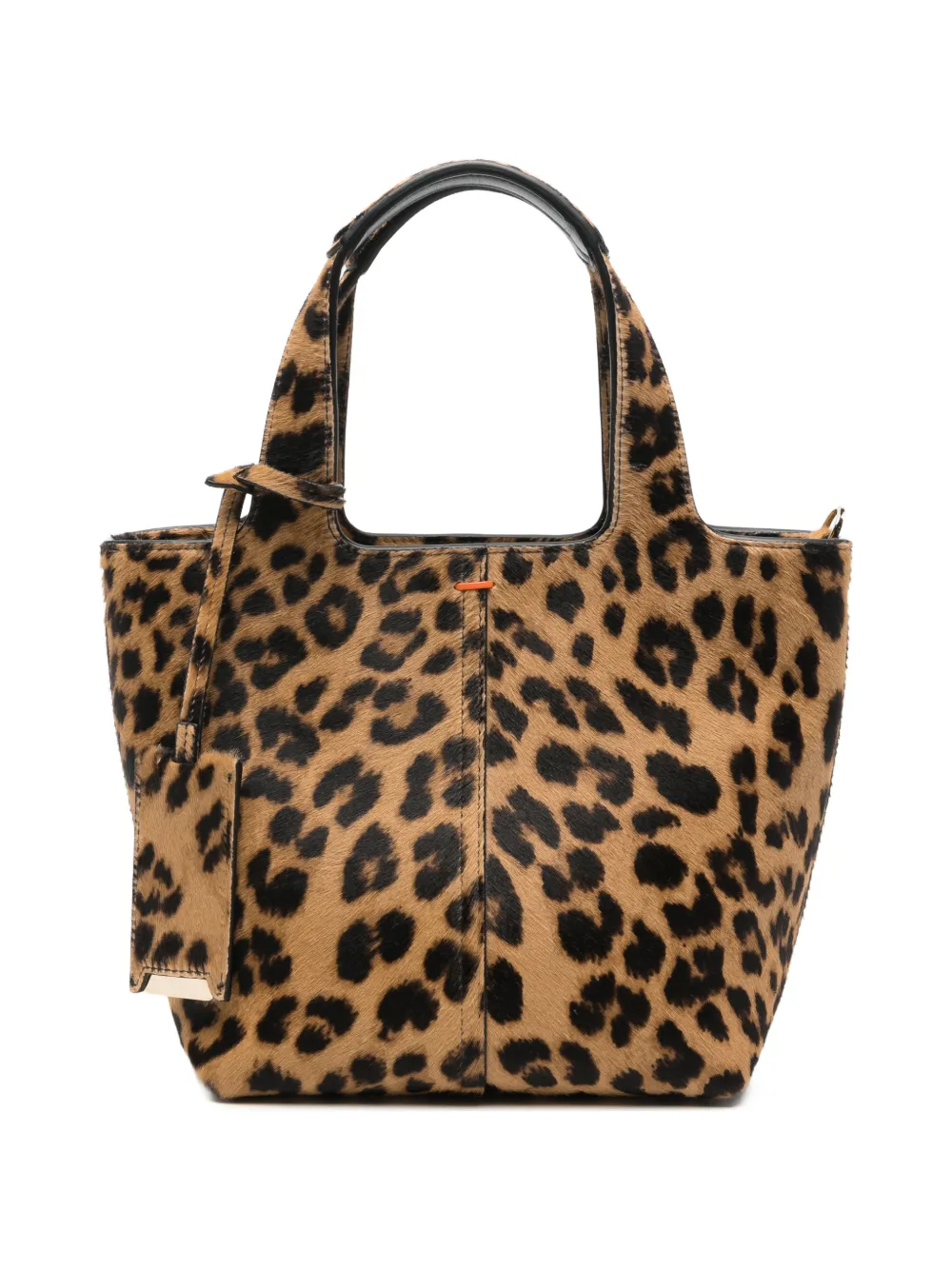 Santoni leopard-print shoulder bag