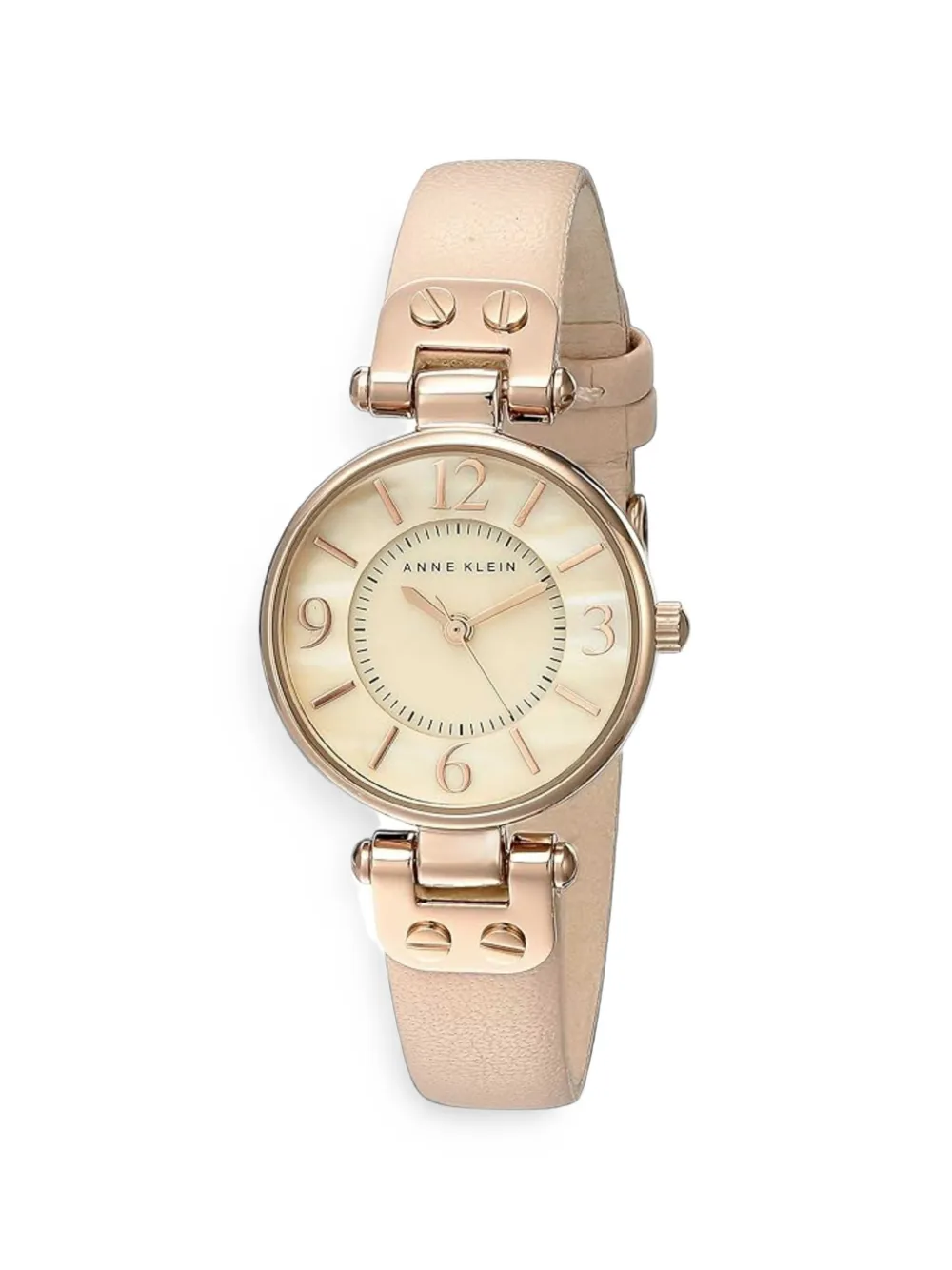 Anne Klein Logo-detail 26mm Watch In Nude