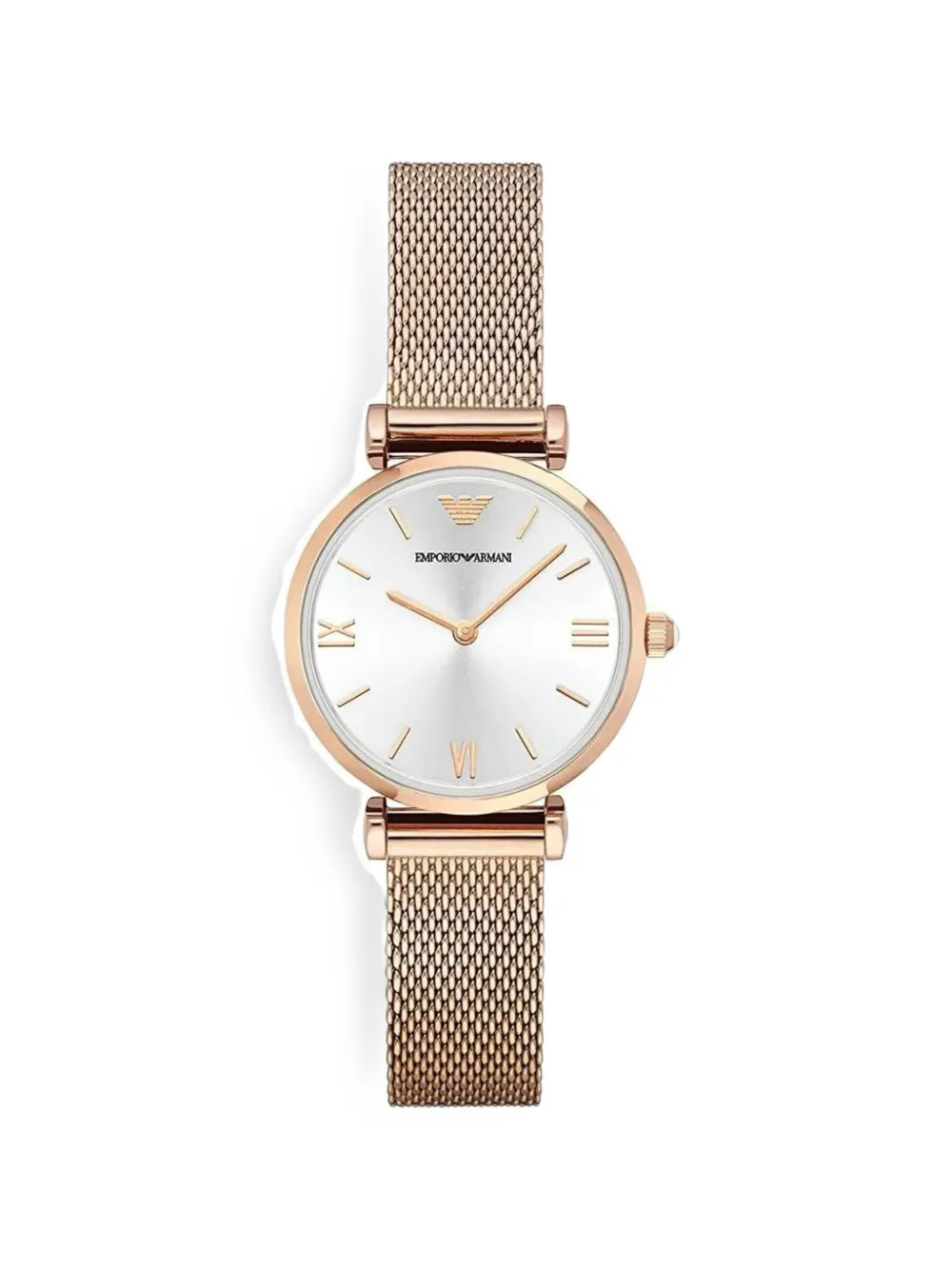 Emporio Armani Round-case 32mm Watch In Silver