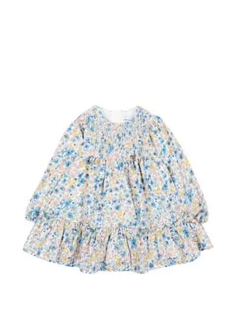 Mayoral floral-print smocked dress