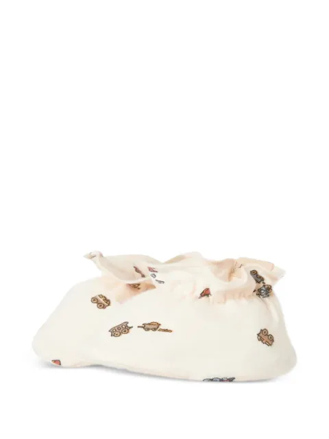 MAR MAR COPENHAGEN KIDS train-print elasticated-cuff boots