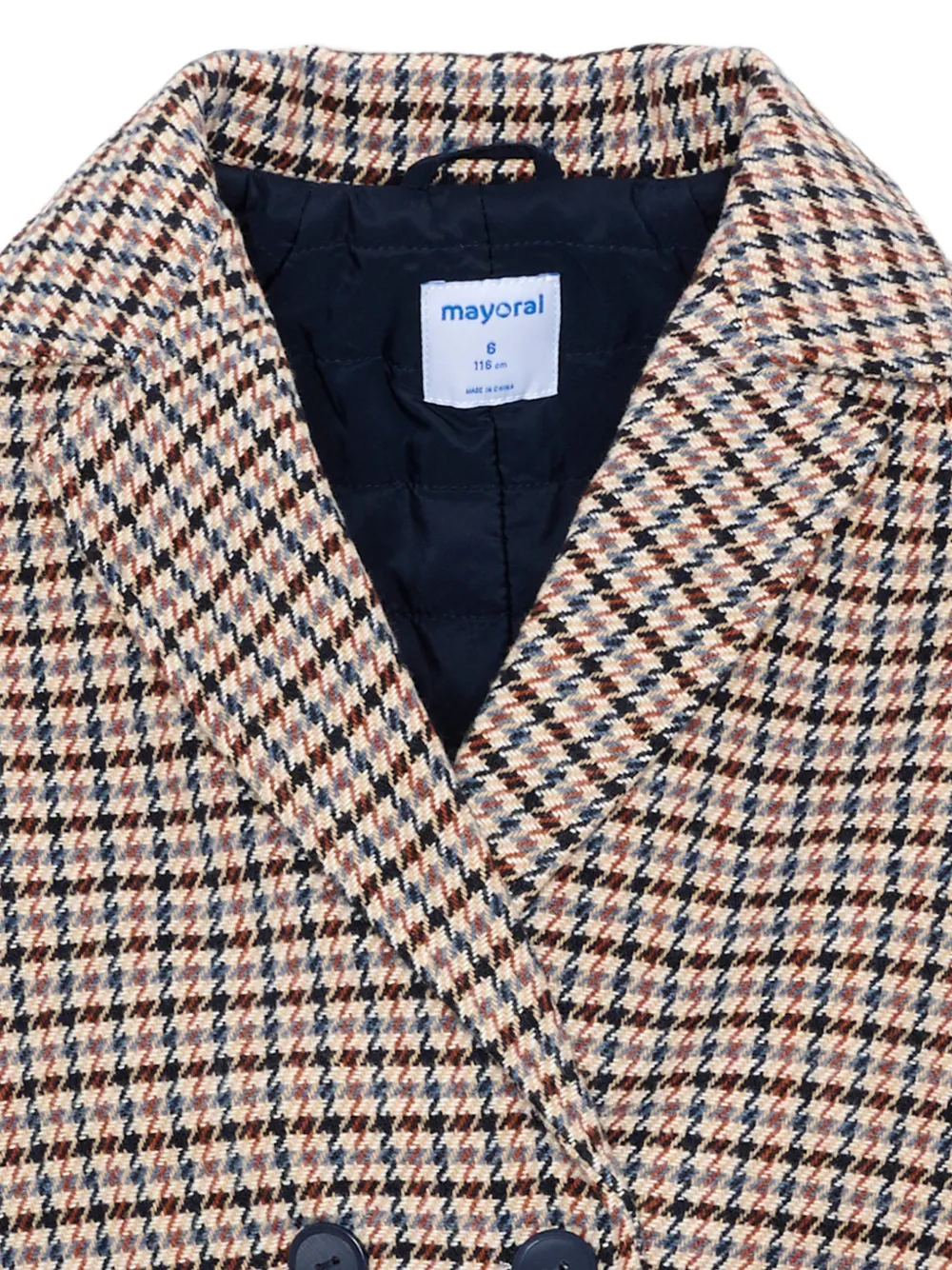 Mayoral Jas met dubbele rij knopen Beige