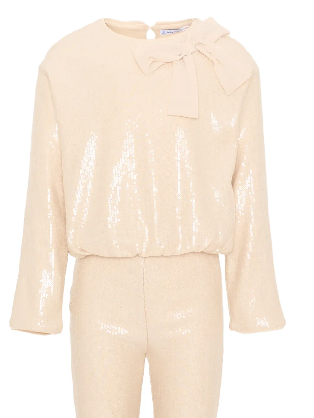 Mayoral Broek verfraaid met pailletten (set van twee) Beige
