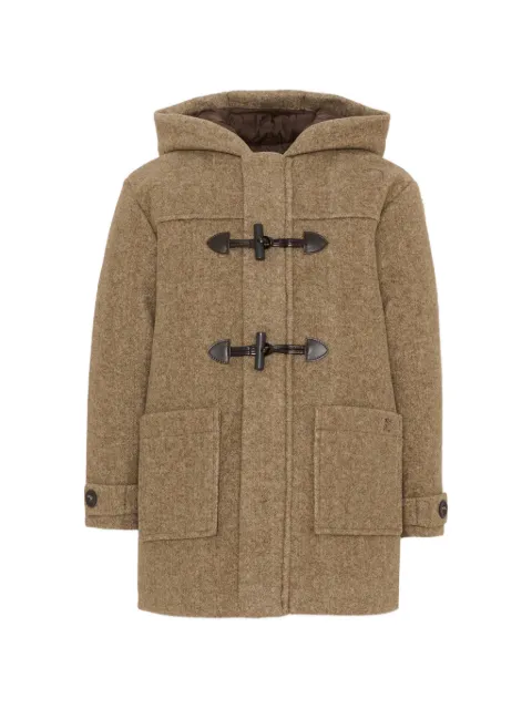Mayoral toggle-fastening hooded duffle coat