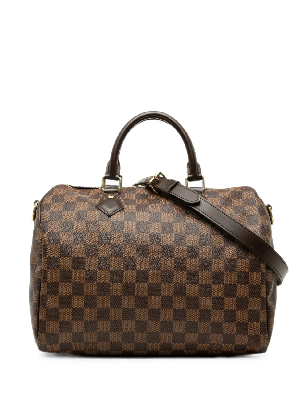 Louis Vuitton Pre-Owned 2017 Damier Ebene Speedy Bandouliere 30 satchel - Marrone