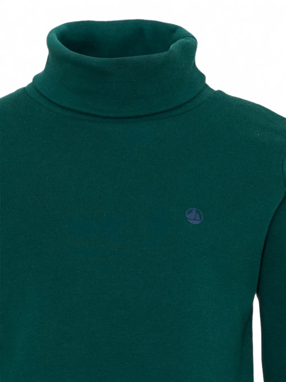 Petit Bateau T-shirt met col Groen
