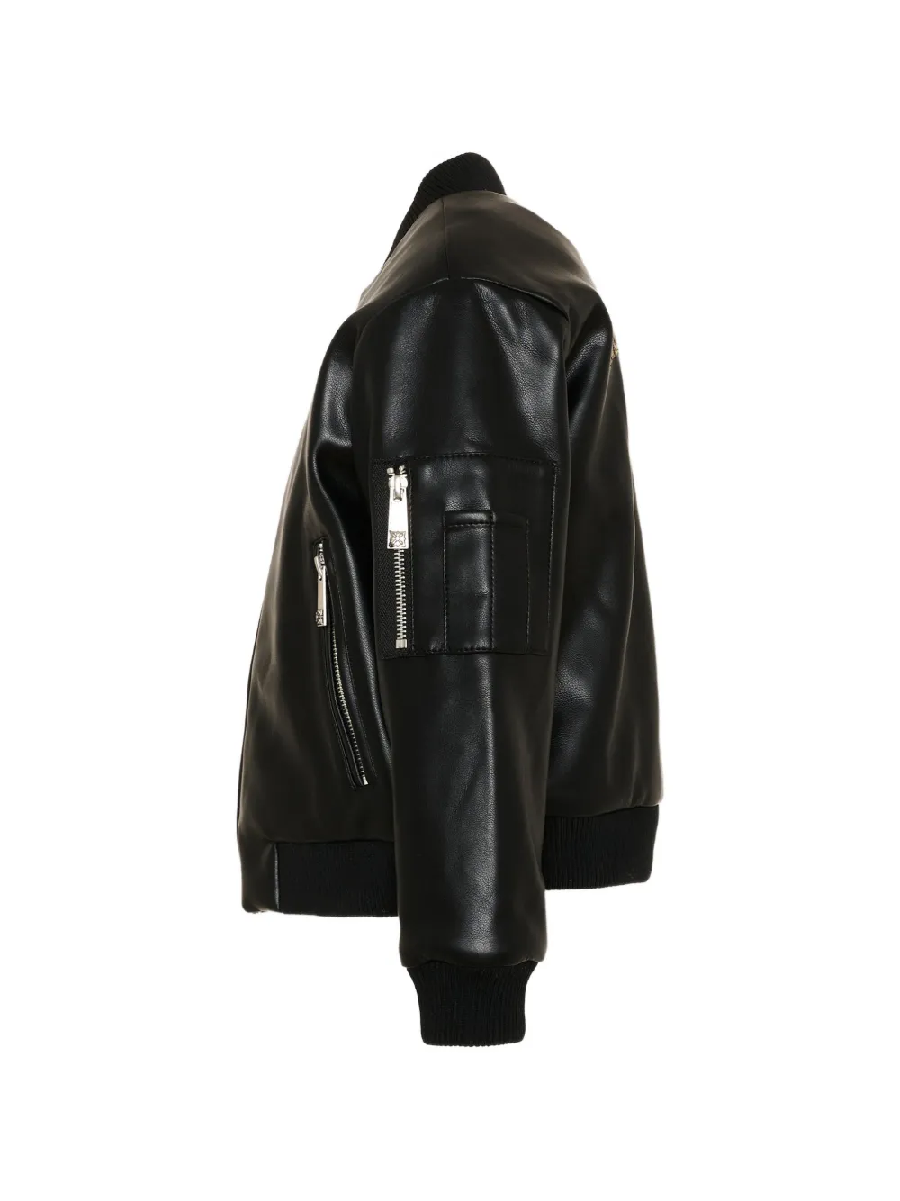 John Richmond Junior Bomberjack met logopatch Zwart